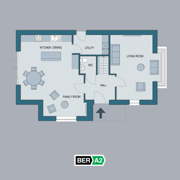 The Cedar Ground Floor Plan